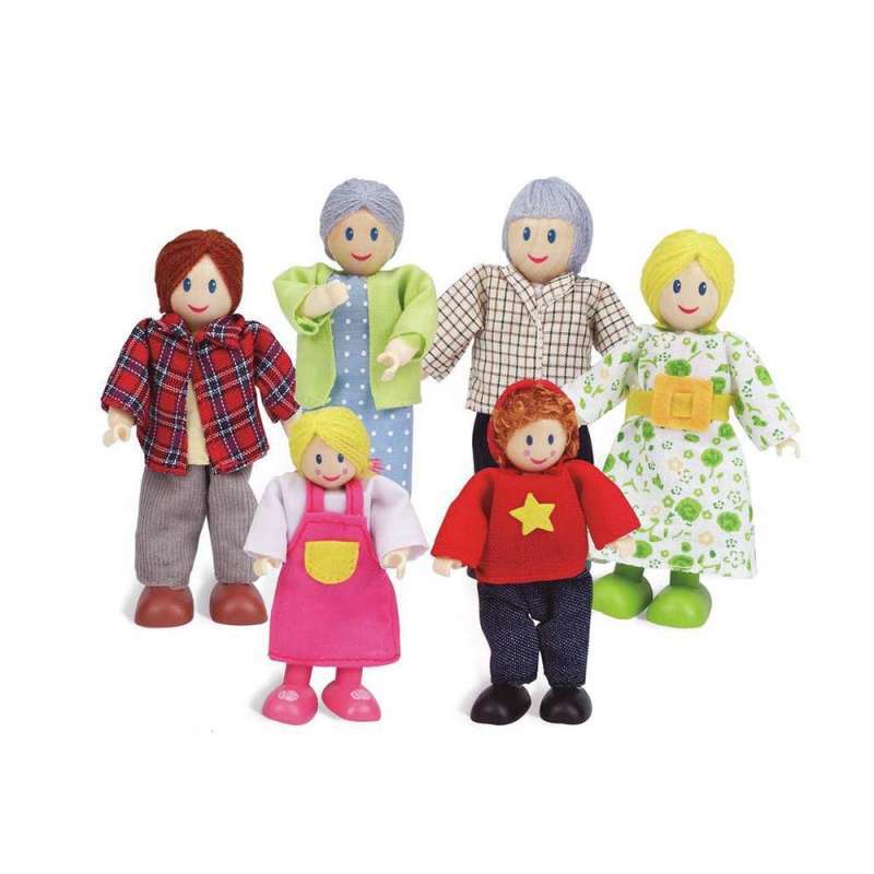 FAMILIA DE MUÑECAS FELIZ HAPE