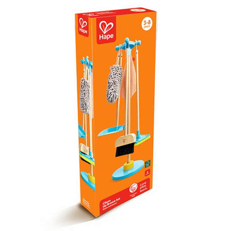 JUEGO DE LIMPIEZA HAPE CON ESCOBA