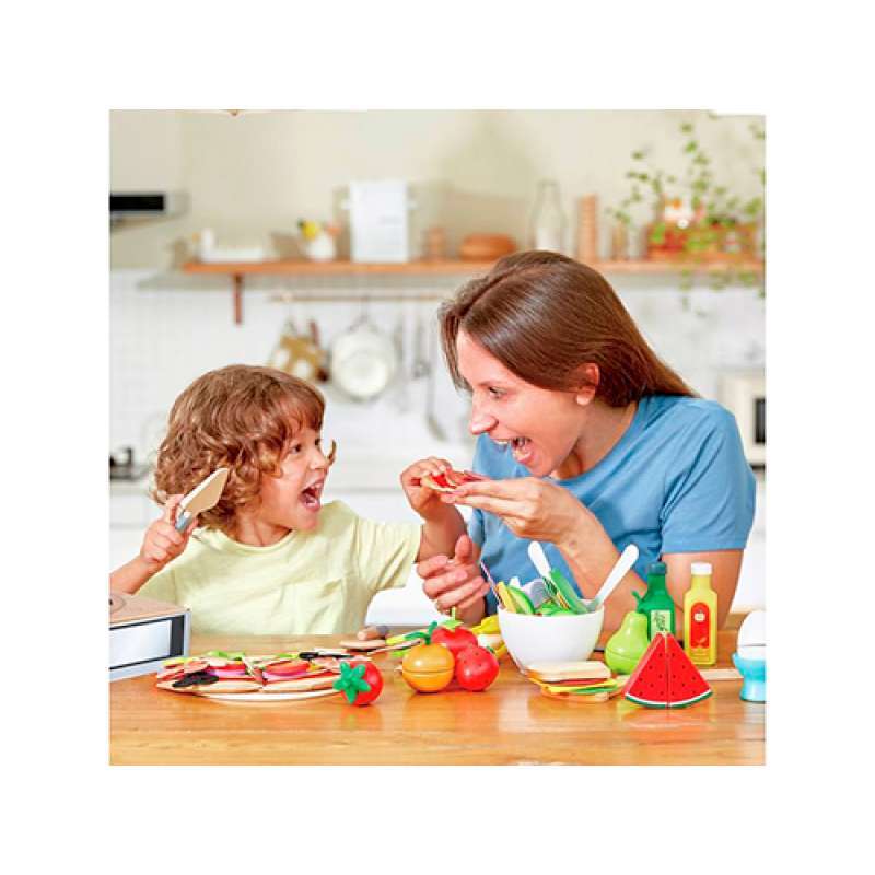 JUEGO DE PIZZA HAPE CON INGREDIENTES
