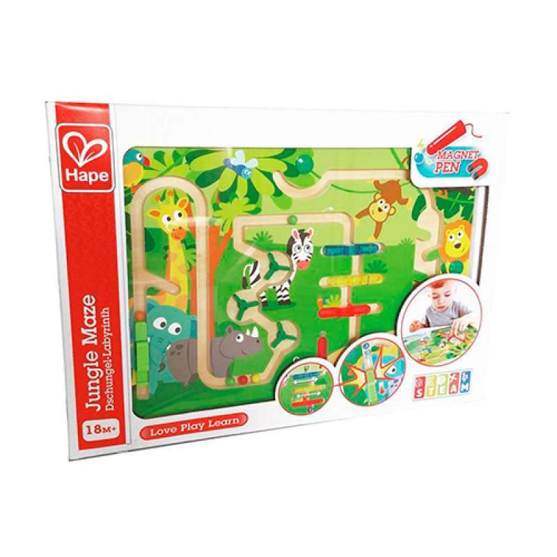 LABERINTO MAGNETICO HAPE ANIMALES DE LA JUNGLA
