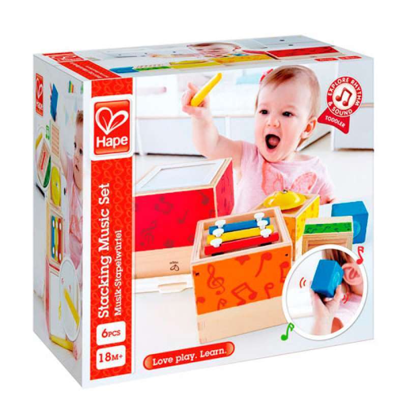 JUEGO DE APILAMIENTO MUSICAL HAPE