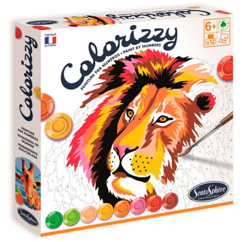 PINTURA POR NUMEROS SENTOSPHERE COLORIZZY LA SABANA