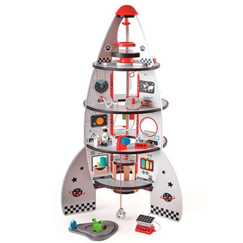COHETE ESPACIAL HAPE DE CUATRO PISOS
