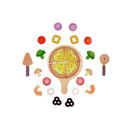 JUEGO DE PIZZA HAPE CON INGREDIENTES