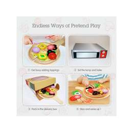 JUEGO DE PIZZA HAPE CON INGREDIENTES