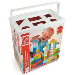 PUZZLE DE MADERA HAPE 101 BLOQUES