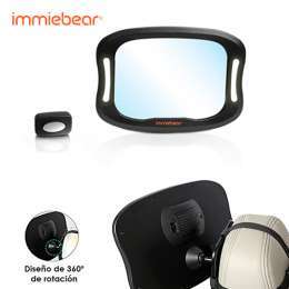 ESPEJO RETROVISOR IMMIEBEAR DE LUXE CON LUZ LED