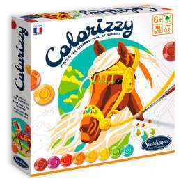 PINTURA POR NUMEROS SENTOSPHERE COLORIZZY CABALLOS