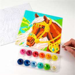 PINTURA POR NUMEROS SENTOSPHERE COLORIZZY CABALLOS